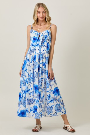 beaded floral maxi dress Beaded Tie Up Floral Maxi Dress – GoLden GirL GLitZ